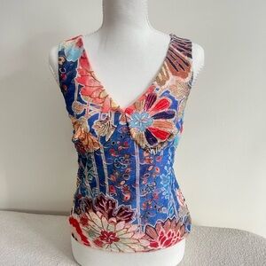 Simply Irresistible Floral Multicolor Tank Top